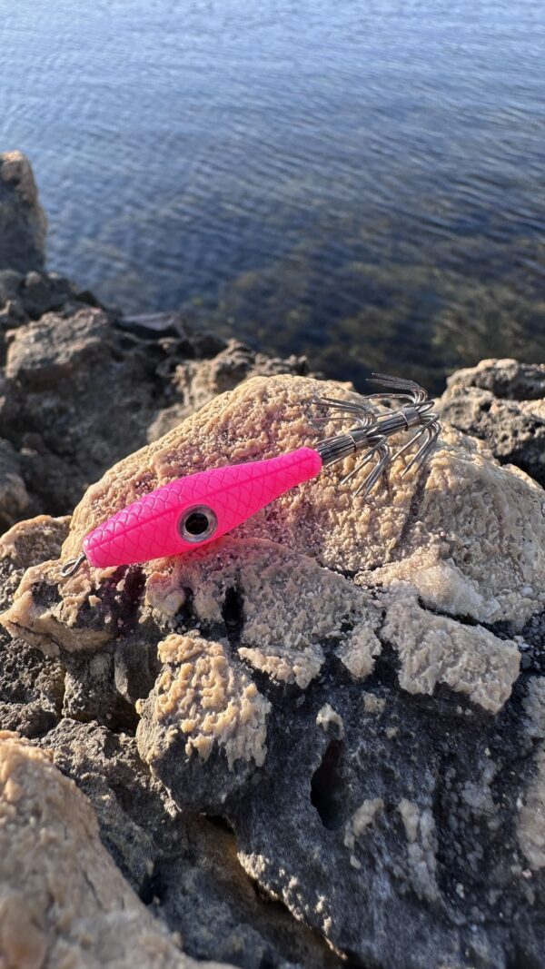 Señuelo garrapatita rosa
