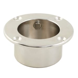 Base para portacañas incrustada inox MACIZA