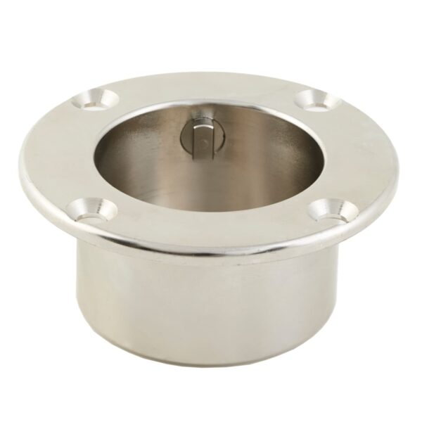 Base para portacañas incrustada inox MACIZA
