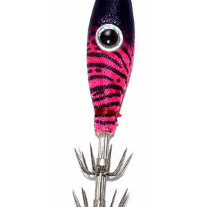 Garrapatita Soft morado y fucsia cebra