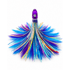 Pluma bolarín azul y morado