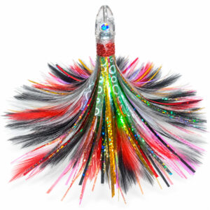 Pluma bolarín Negro, rojo y multicolor